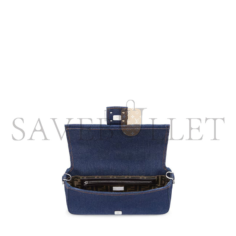 F**di baguette blue denim bag 8br600al9wf0kr1 (27*15*6cm)